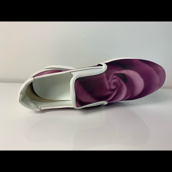 NEW MAX MARA MM30 Pink Floral Sneakers - Picture 4 of 7